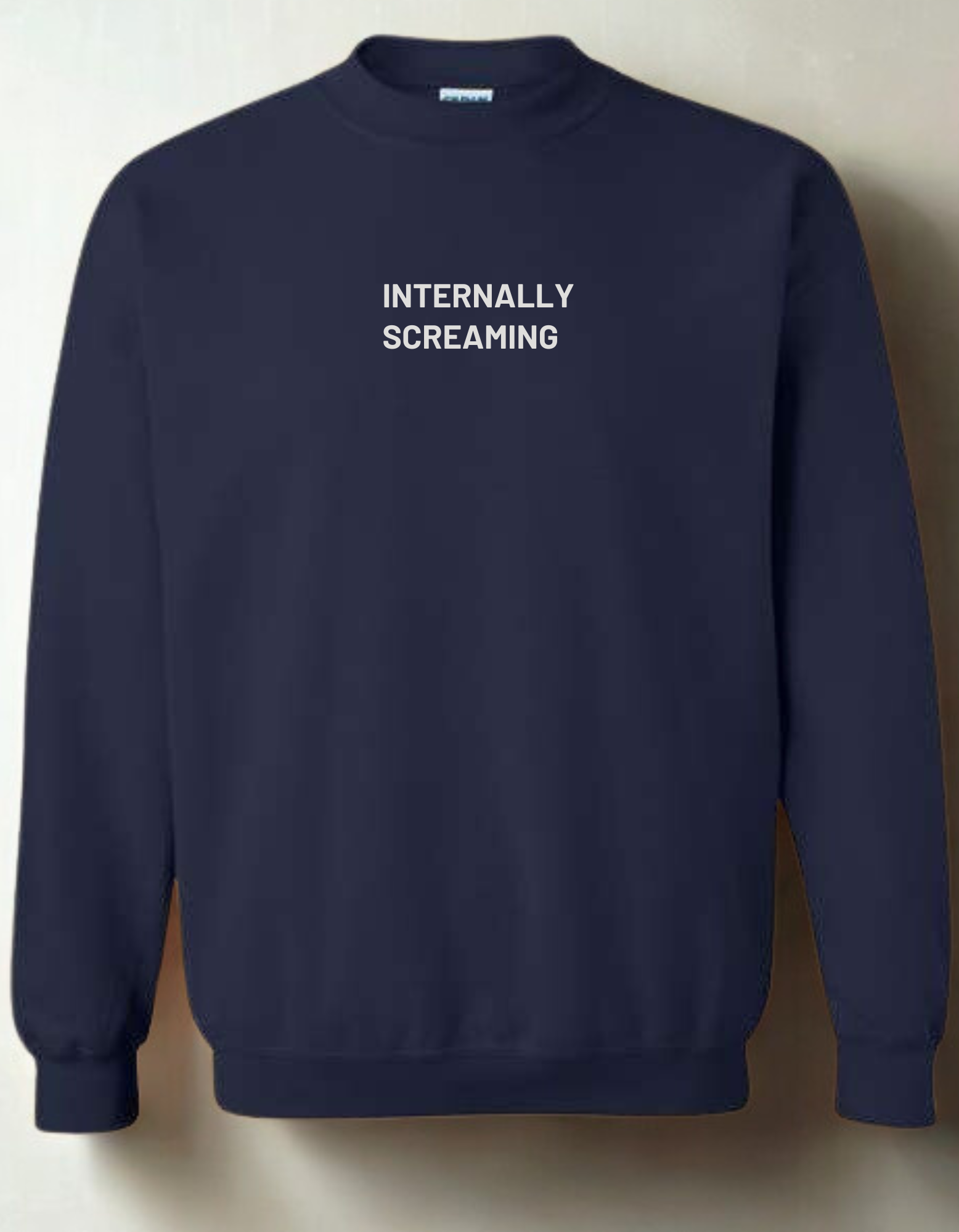 Internally Screaming - Embroidered Crewneck