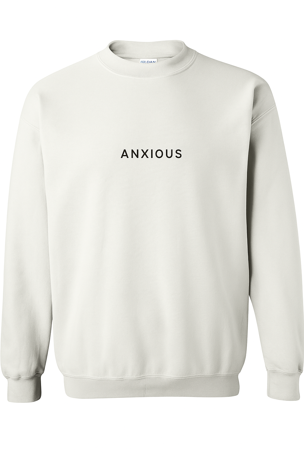 Anxious - Embroidered Crewneck