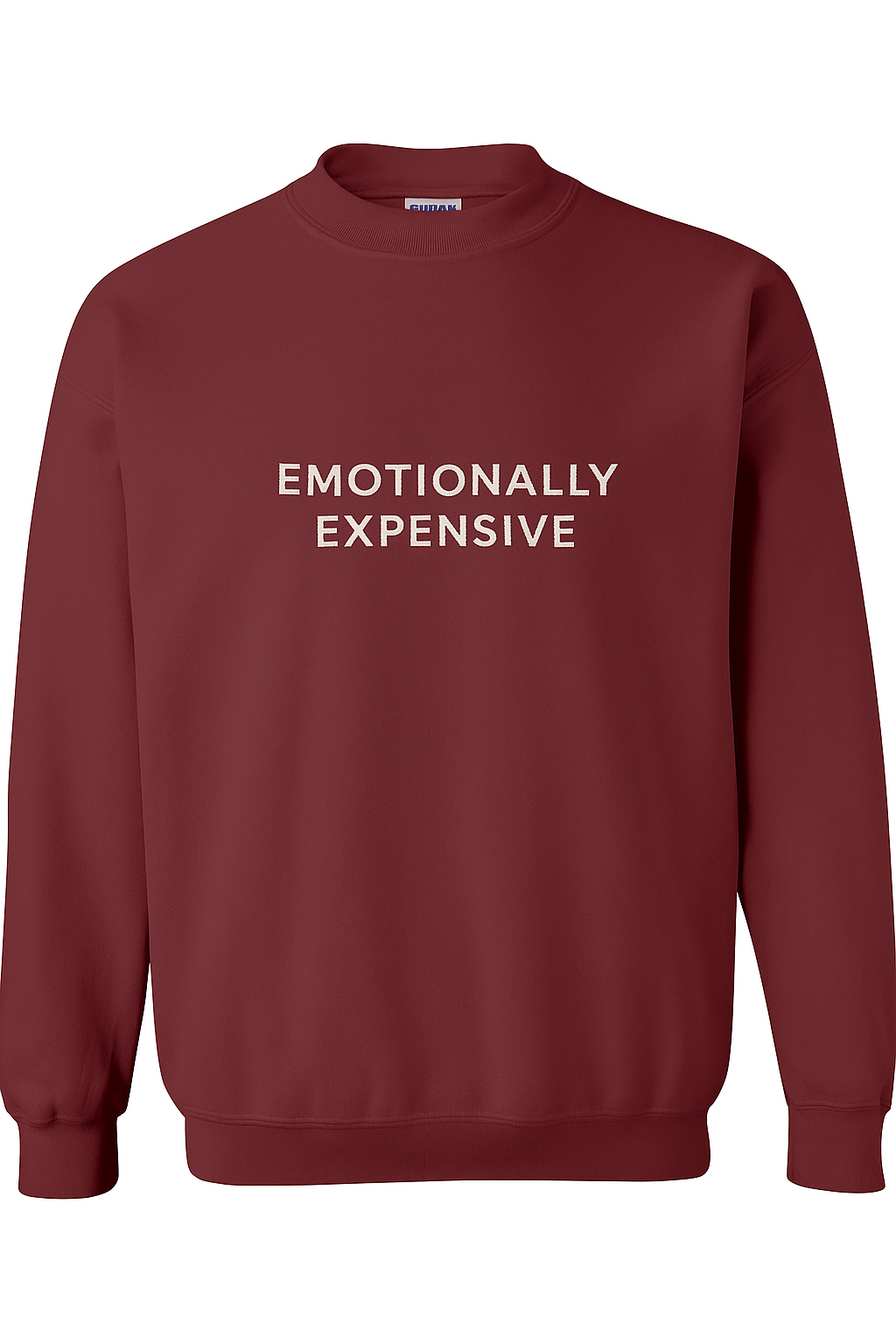 Emotionally Expensive - Embroidered Crewneck