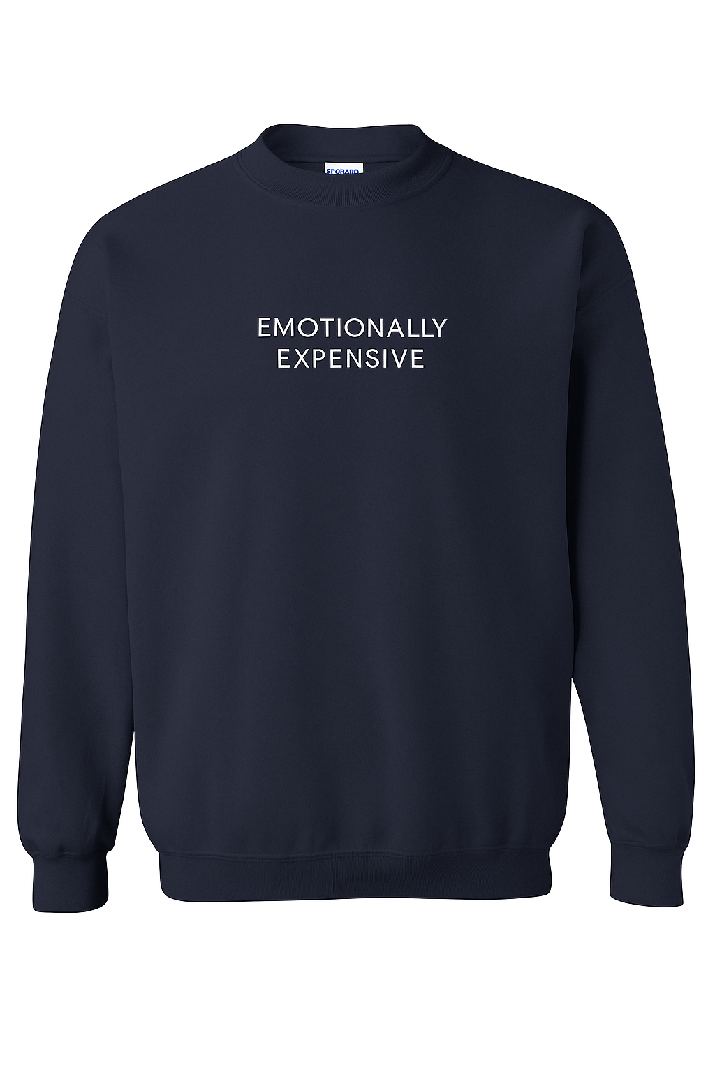 Emotionally Expensive - Embroidered Crewneck