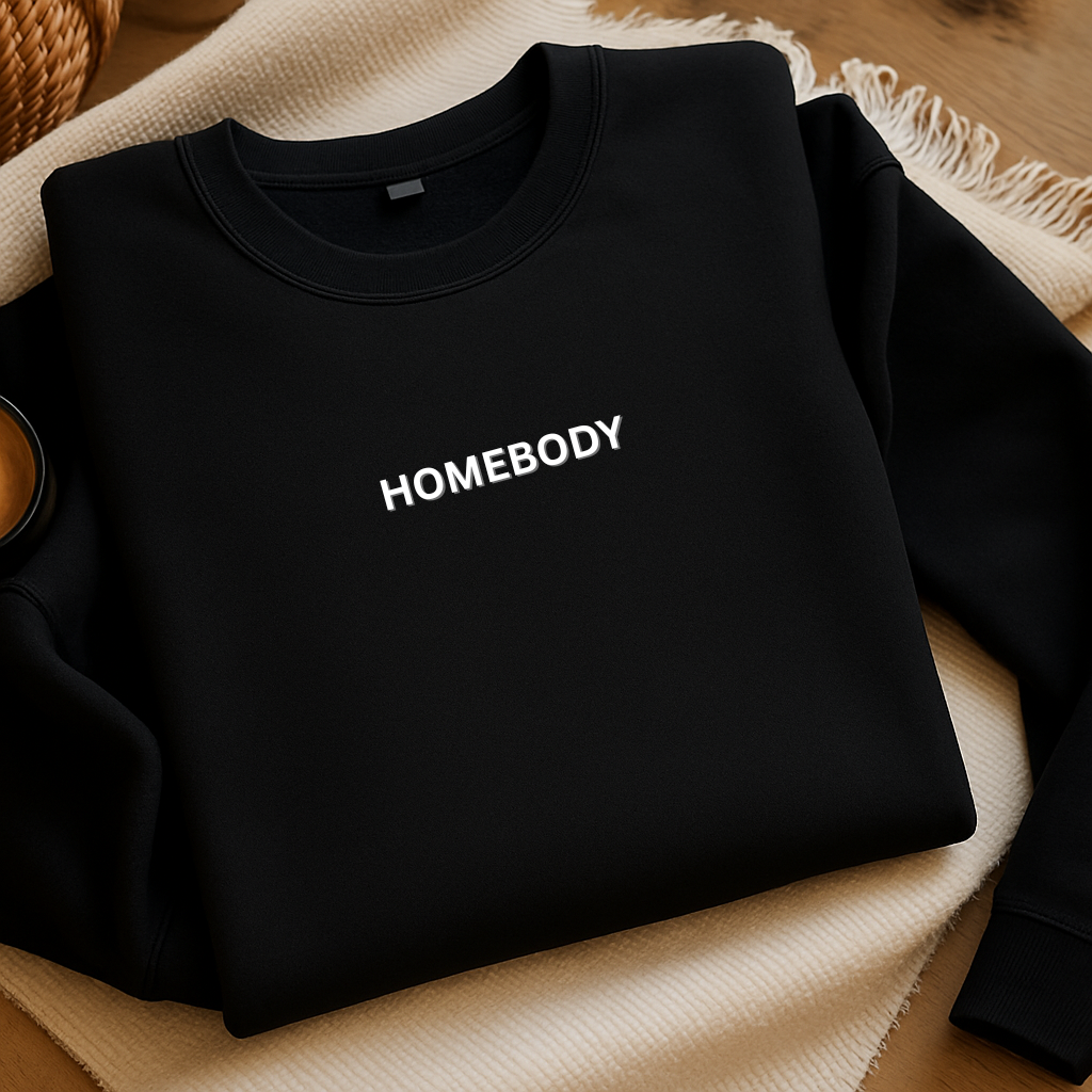 Homebody - Embroidered Crewneck